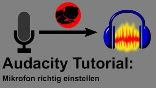 Audacity Tutorial Mikrofon richtig einstellen [upl. by Inalel]