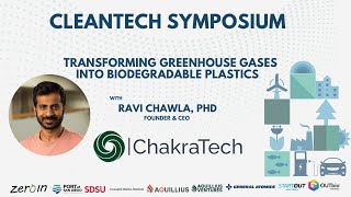 Pitch 04  Chakra Tech Transforming Greenhouse Gases into Biodegradable Plastics  Ravi Chawla [upl. by Hesta]