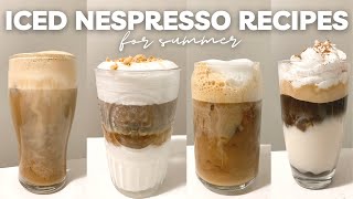 5 ICED NESPRESSO RECIPES you need to try [upl. by Aznarepse]