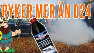 Rensar partikelfilter i Volvo V70 D5 2010 med Liqui Moly 4K [upl. by Harikahs]