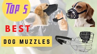 Top 5 Best Dog Muzzles 2021 [upl. by Goldsworthy142]