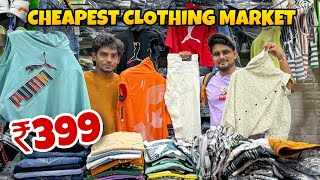 Cheapst Clothing Market In Kolkata  Esplanade Cloth Market [upl. by Tews]