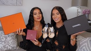 HUGE LUXURY HAUL  CHANEL  CARTIER BALMAIN HERMES VALENTINO JIMMY CHOO [upl. by Ardua]