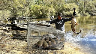 300 Pounds of CATFISH in 1 Trip Challenge 24 Hours at Fish Camp [upl. by Polard]