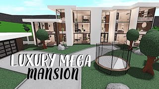 LUXURY MEGA MANSIONNO LARGE PLOTBLOXBURG SPEEDBUILD [upl. by Edyth]