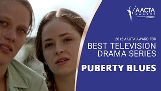 PUBERTY BLUES wins Best Television Drama at the 2nd AACTA Awards [upl. by Yarb]