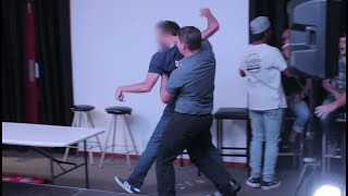 HECKLER THROWS A GLASS AT COMEDIAN  Frenchy Vs The Crowd 4 [upl. by Henrietta446]