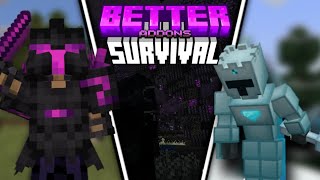 Better Survival Addons For MCPE 120 [upl. by Watt]