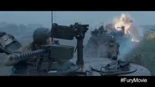 Fury  Featurette Sherman Tiger Fight  At Cinemas October 22 [upl. by Yemrej]