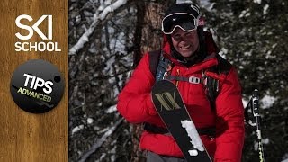 How To Put Skis On In Powder  Advanced Tips for Powder Skiing [upl. by Rodrigo811]