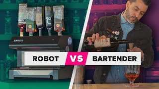 We pit a robot cocktail maker against a real bartender [upl. by Ela133]