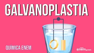 GALVANOPLASTIA tipos de metais características  RESUMO DE QUÍMICA PARA O ENEM [upl. by Aracot]