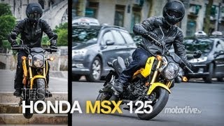 TEST  HONDA MSX 125 Il a tout dune grande même un peu plus [upl. by Ahsehat526]