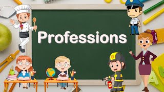 Professions  Community Helpers for Kids  Jobs Occupations for Preschool Kindergarten baUkakids [upl. by Viviyan349]