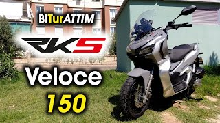 RKS Veloce 150 İle quotBi Tur Attımquot [upl. by Ahsatak904]