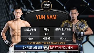 Martin Nguyen vs Christian Lee II  Full Fight Replay [upl. by Garvin746]