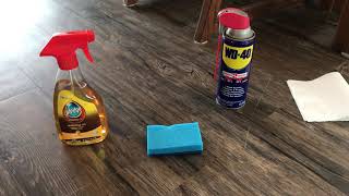 How to remove scratches out of your Vinyl Tile Floor [upl. by Fransisco]