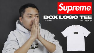 【Supreme】BOX LOGO オンライン購入実況   アメリカではオワコン？ [upl. by Arabela]