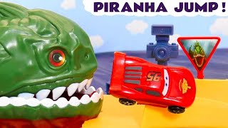 Lightning McQueen has to jump over the Piranha [upl. by Zealand]