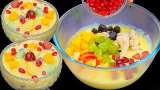 परफेक्ट फ्रूट कस्टर्ड सही माप से कैसे बनाते है  Fruit Custard Recipe Quick Dessert KabitasKitchen [upl. by Liagaba]