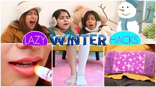 6 LAZY WINTER HACKS  LifeSaving Skincare Beauty Fun Anaysa [upl. by Siroved884]