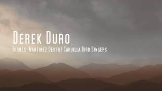 Derek Duro amp TorresMartinez Desert Cahuilla Bird Song Compilation [upl. by Ardnuhsal]