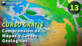 Curso Gratuito de Geología HD 1080p Comprensión de Mapas y Cortes Geológicos 1332 I Explorock [upl. by Roderic]