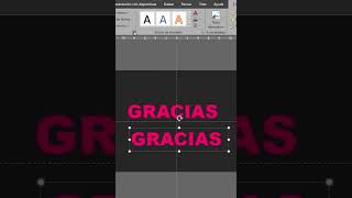 Cómo hacer efecto de texto ISOMETRICO en PowerPoint  SHORTS [upl. by Marysa]