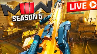 MODERN WARFARE 3 SEASON 5 GAMEPLAY  NEW BATTLEPASS WEAPONS MAPS  BEST CLASS SETUPS  LIVE🔴 [upl. by Terzas]