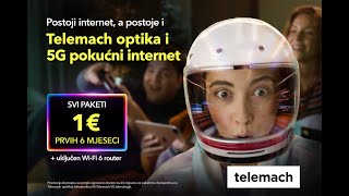 Telemach optika i 5G pokućni internet [upl. by Freeland]