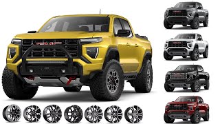 2024 GMC Canyon Different trimsOptions Color Wheels ETC [upl. by Erelia]