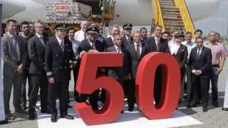 The making of Emirates 50th Airbus A380  Timelapse  Emirates Airline [upl. by Castara]