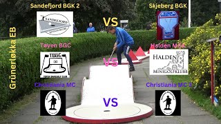 Norwegian Minigolf League 2023  Round 33  Match 4 [upl. by Doownil]