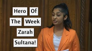 Hero Of The Week  Zarah Sultana Calls Out Classism Over Grenfell Tower Disaster [upl. by Tomasine149]