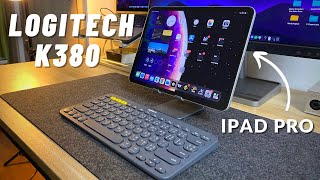 คีย์บอร์ดที่ผมเลือกใช้กับ iPad Pro ของผม  Logitech K380 รีวิว [upl. by Durrett]