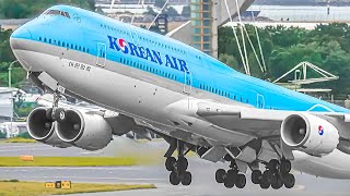 ✈️ 80 THRILLING TAKEOFFS and LANDINGS from UP CLOSE  747 A380 A350  Sydney Airport Plane Spotting [upl. by Bui159]