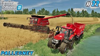 Behind the Harvest A Day Moving Combines and Machinery  Pallegney Farm  FS 22  Timelapse 22 [upl. by Ines]