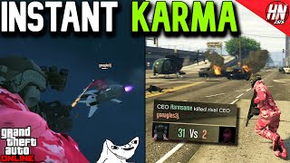 Oppressor Griefer Gets Instant Karma  GTA Online [upl. by Hildegarde]