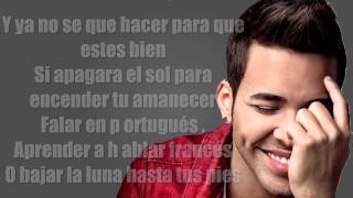 Prince Royce  Darte un Beso LYRICS [upl. by Halda]