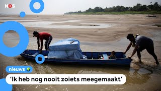 Rivieren in Amazone nog nooit zo droog geweest als nu [upl. by Thier]