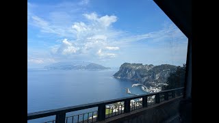 Bus Ride in Capri  Trip to Capri  Mountain Cliffs  Blue Oceans  AnaCapri [upl. by Nnyluqcaj]