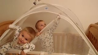 Twins Help Eachother Escape From Crib [upl. by Mayeda465]