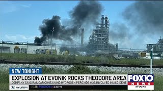 Explosion at Evonik chemical plant rocks Theodore area [upl. by Tobe]