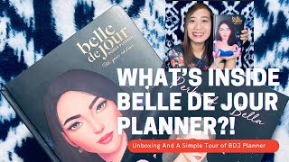 What’s inside Belle De Jour Planner Unboxing and a simple tour of BDJ Planner [upl. by Acsecnarf]