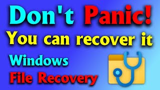 Recover permanently deleted files and folders with Windows File Recovery WINFR [upl. by Ipoillak]