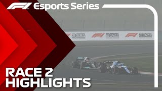 2021 F1 Esports Pro Championship Race 2 Highlights [upl. by Hazard462]