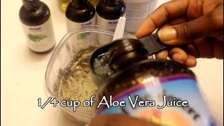 How to make Bentonite Clay Hair Mask [upl. by Anaujat]