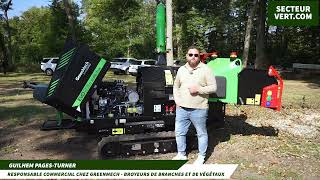 GREENMECH FRANCE  GUILHEM PAGESTURNER BROYEUR DE BRANCHES ET VEGETAUX EVO 205DT A SALONVERT 2024 [upl. by Carlile]