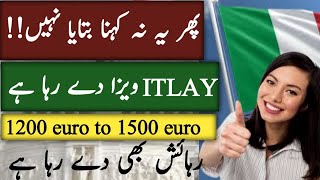 Italy Free Work Visa 2024  How To Apply Italy Visa  Jobs In Italy  Step by Step by Process [upl. by Ulrikaumeko]