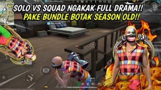 SOLO VS SQUAD PAKE BUNDLE BOTAK AUTO JOGET JOGET DI DEPAN MUSUH [upl. by Odlamur]